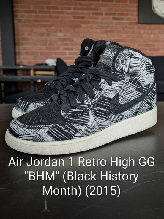 Jordan Other - Air Jordan 1 Retro High GG Rare "BHM" (Black History Month) (2015) M7Y/W8.5 EUC
